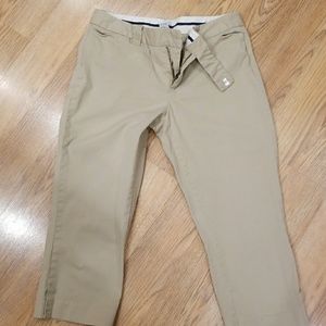 Khaki capris